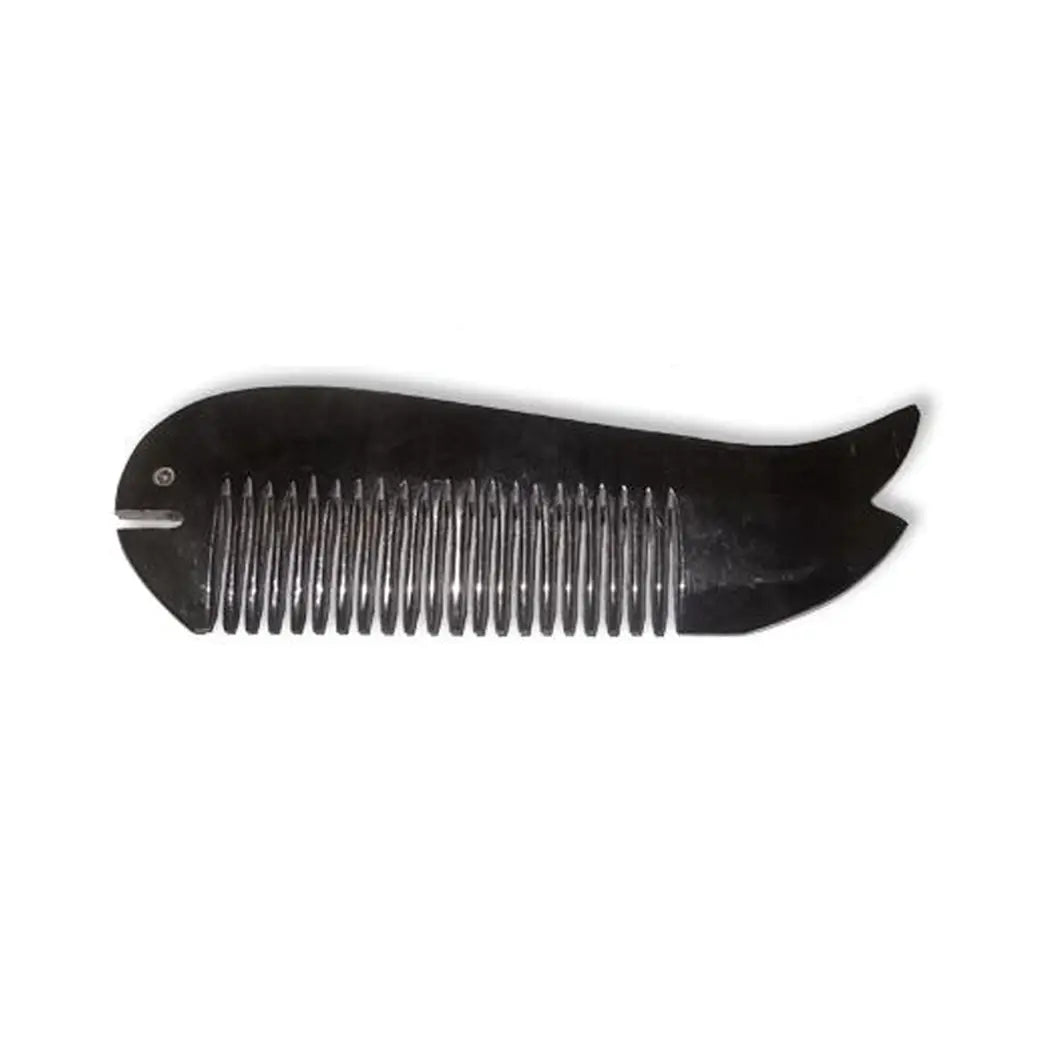 4-1/2" Genuine Horn Whale Hair Comb
