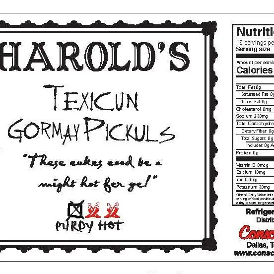Harold's - Purdy Hot Pickles