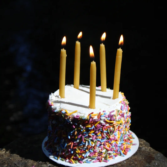 Beeswax Birthday Candles | Meditation | Celebration Candles