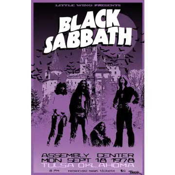 Black Sabbath Tulsa Oklahoma 1978