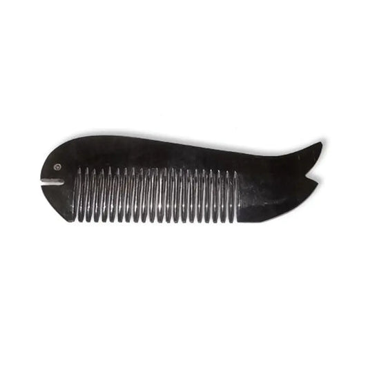4-1/2" Genuine Horn Whale Hair Comb