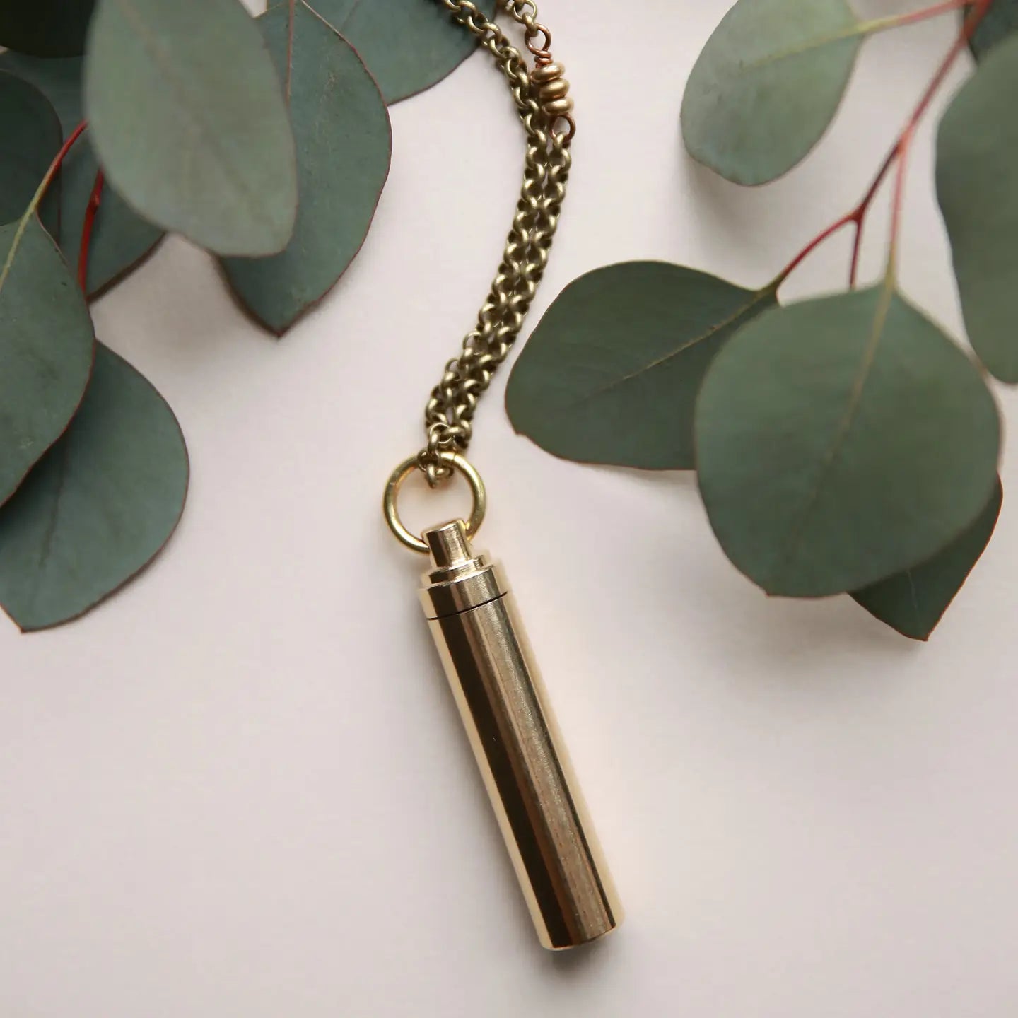 Piper Necklace - Brass