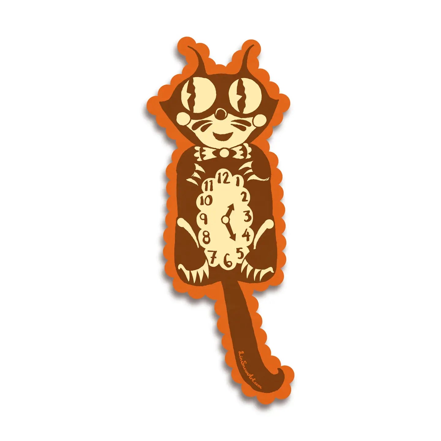 Kit Cat Clock Sticker