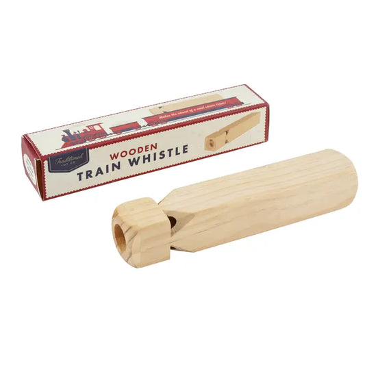 Traditional Toy Co. Wooden Train Whistle in Gift Box