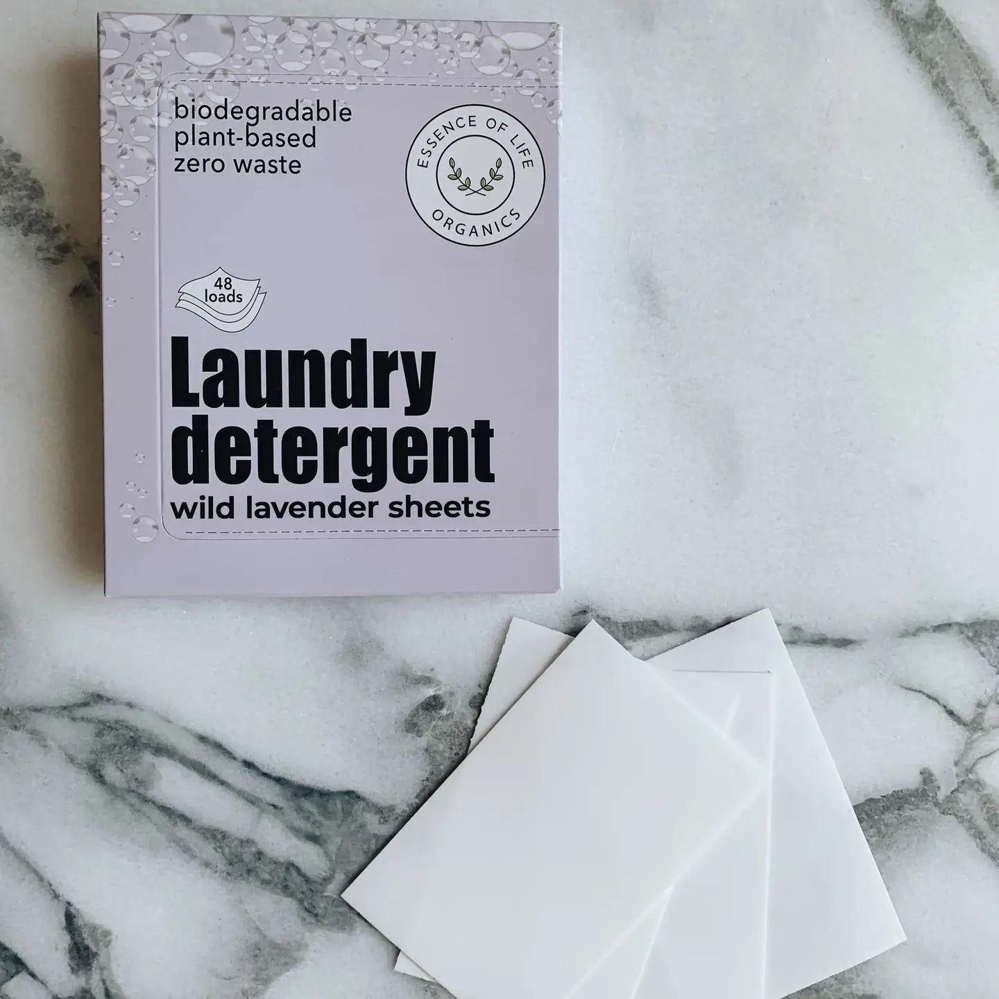 Zero Waste Laundry Detergent Sheets, Wild Lavender