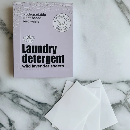 Zero Waste Laundry Detergent Sheets, Wild Lavender