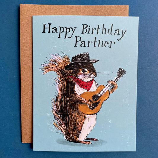 Happy Birthday Partner Card