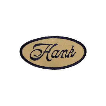 Hank Name Badge Embroidered Patch