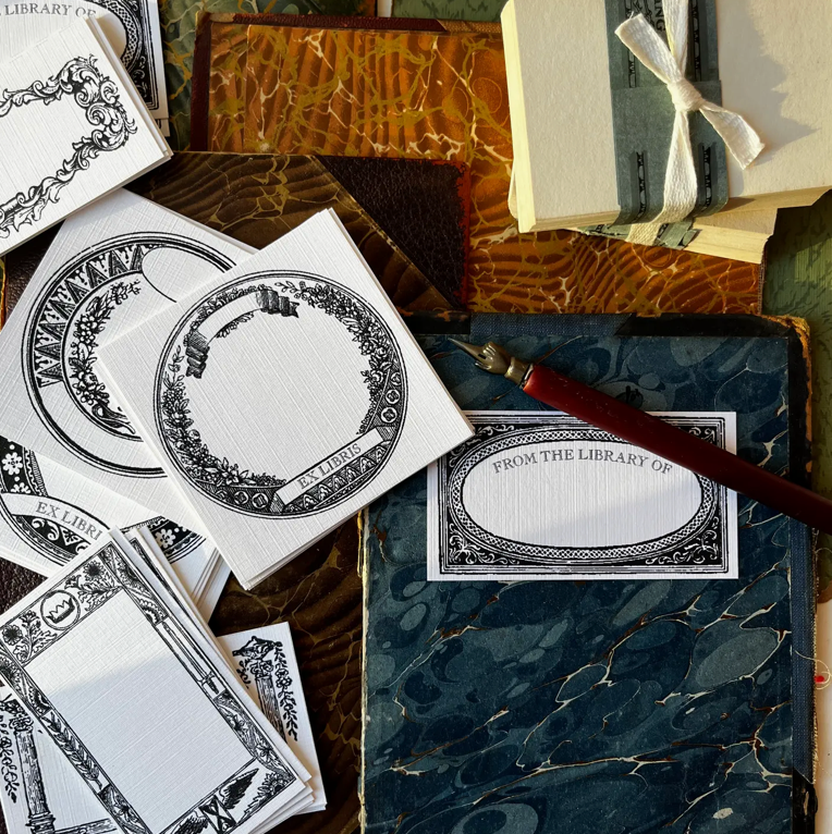 Antique Inspired Book Plates