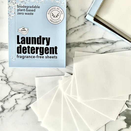 Zero Waste Laundry Detergent Sheets, Fragrance-Free