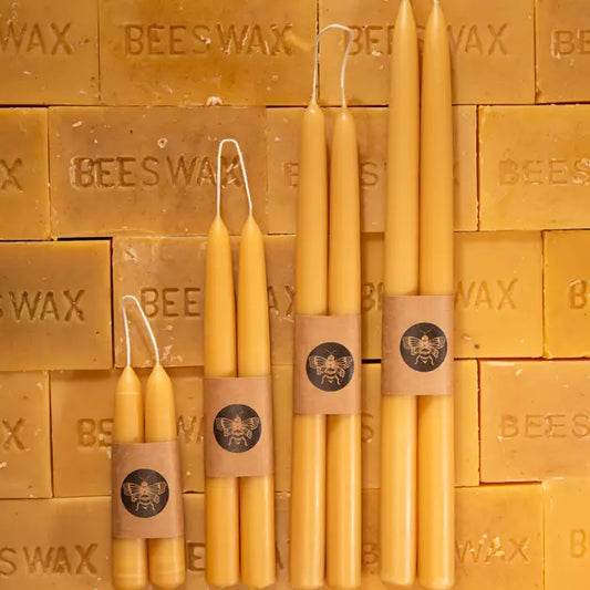 Beeswax Candlesticks | Beeswax Candles | Hand-Dipped