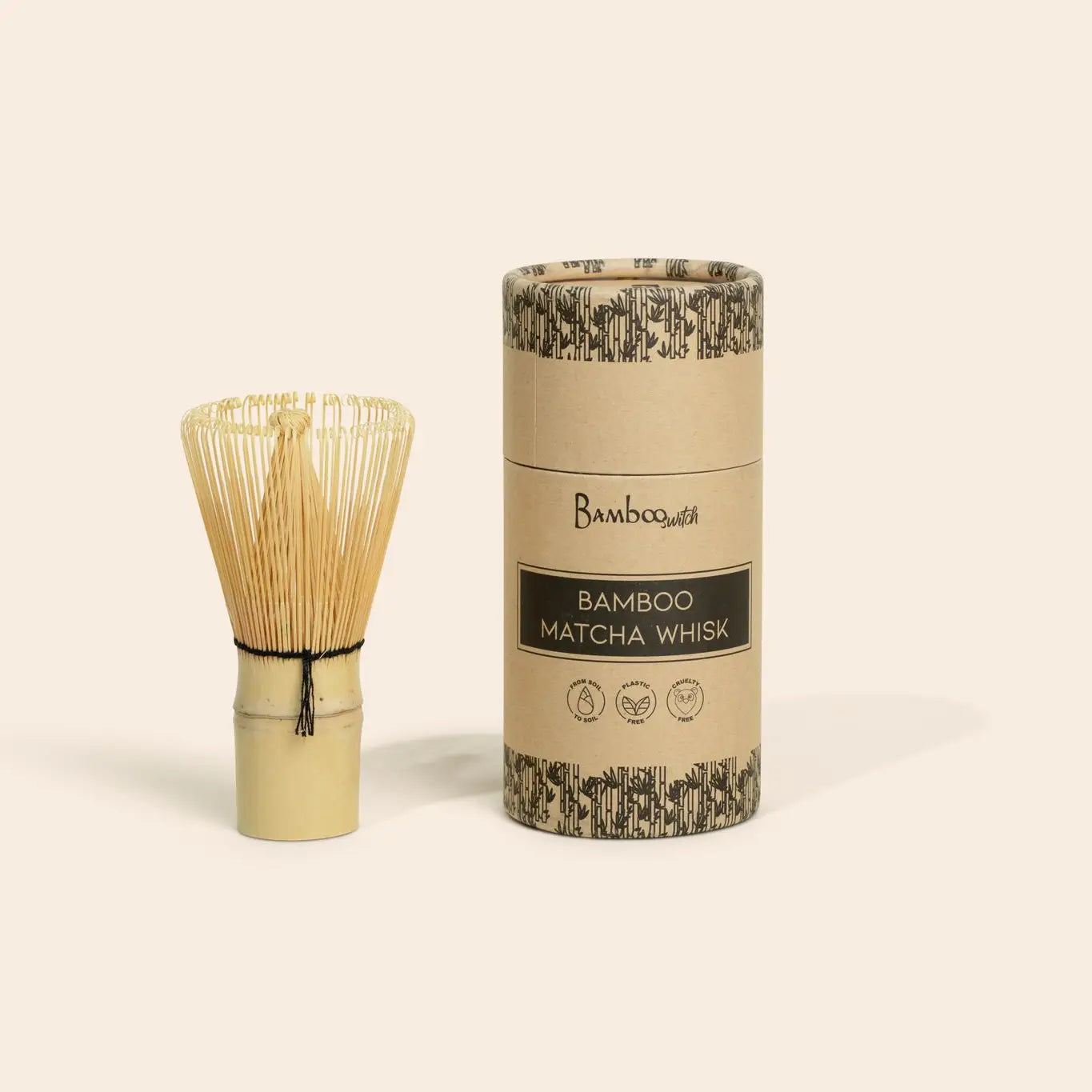Bamboo Matcha Tea Whisk in Paper Tube | Summer Bestseller