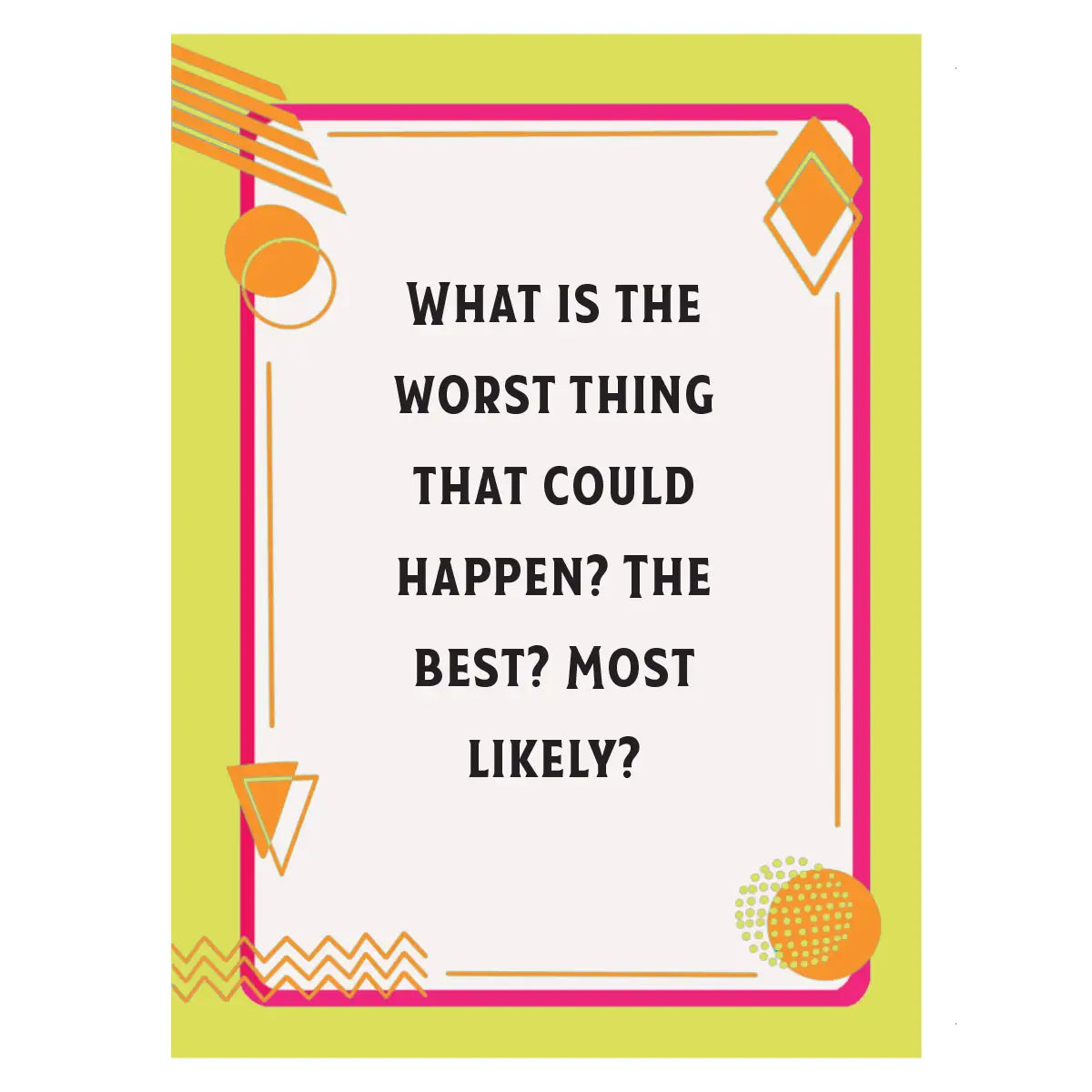 Anxiety Coping Skills Deck